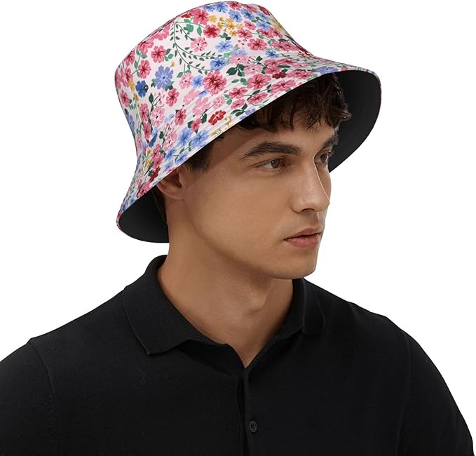 Bucket Hats Fashion Sun Cap Packable Outdoor Fisherman Hat for Women and Men