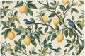 Lemon Placemats Set of 4 Washable Table Mats Summer Yellow Lemonade Stand Heat-Resistant Cotton Linen Place Mats for Dining Table Kitchen Indoor Outdoor Party Holiday Décor