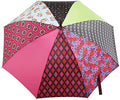 Totes Eco Auto Open Umbrella Classic Wooden J Stick Handle with Easy Grip - Windproof, Rainproof and Durable Canopy Design – Versatile Travel, Perfect for Rainy Days