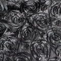 Efavormart Wonderland Rosette Premium Table Runners for Weddings Party Banquets Decor Fit Rectangle and Round Table - Black