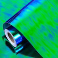 LeZakaa Holographic Wrapping Paper Roll, Bluish Green Design for Birthday, Christmas, Valentine's, Mother's Day, Holiday, Large Roll, 30 inches x 32.8 Feet (92.9 sq.ft.)