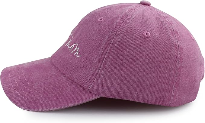 Kahhrepa Plant Mom Hat for Women, Funny Adjustable Cotton Embroidered Gardening Mama Baseball Cap