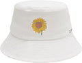 ZLYC Unisex Fashion Embroidered Bucket Hat Summer Fisherman Cap for Men Women