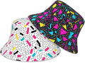 Bucket Hat Double-Side-Wear Reversible Sun Hat Beach Travel Hiking for Women Men