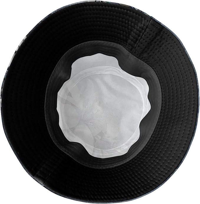 Bucket Hat for Women Men, Summer Print Hat Travel Packable Sun Cap Outdoor Hat for Women and Men