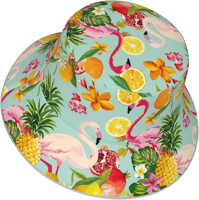 Hat Reversible Fisherman Hats Double Sided Wearing for Women Men Boys Girls