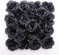 Flower Wall Backdrop, 12PCS 10.6"-15.7" Artificial Flower Wall Panel with Various Styles, 3D Floral Wall Decor for Wedding Photo Background Festive Party Home Decoration (J003, 11.8 * 11.8in)