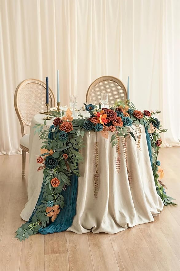 Ling's moment Artificial Flowers 25Pcs Turquoise Roses Decor w/Stems,3" Real Touch DIY Foam Floral for Wedding Bouquet/Centerpieces, Outdoors Party Backdrop, Room/Table, and Garden/Pot Decorations