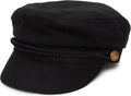 Funky Junque Newsboy Hat for Women – Trendy Greek Fisherman Cap, Classic Women's Baker Boy Newsies Hat, Ladies Fashion Caps