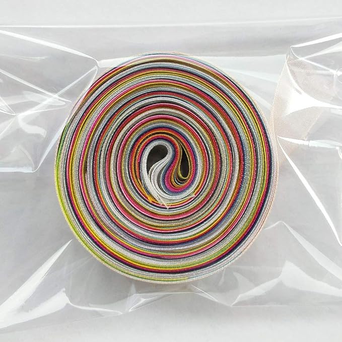 Chenkou Craft Solid Organza Ribbon Assorted 24 Yards Craft Bow Party Decoration Packing Ribbons (Mix, 1 1/2"(40mm))