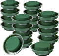 Maitys Floral Foam with Bowl 4.7 Inch Green DIY Flower Arrangement Kit Round Wet Foam, Wedding Aisle Flowers, Party Decoration (16 Pieces)
