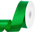 Green Ribbon 60 Yards 1 1/2 Inch Green Satin Ribbon Christmas Ribbons for Flower Bouquet Bows Crafts Gift Wrapping Christmas Decorations