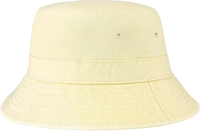 Hot Summer Bucket Hat - Trendy Cotton Sun Hat for Beach, Golf, Fishing - Fun Outdoor Vacation Boonie for Men and Women