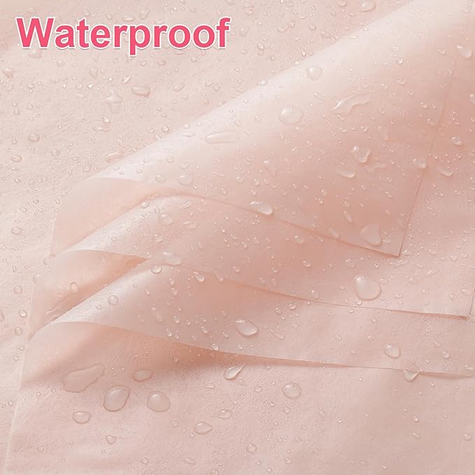VinTS 48 Sheets 23.6x23.6in Cotton Wrapping Flower Lining Paper,Korean Style Of Waterproof Floral Bouquet Lining Paper Withdrawable Pleated Wrapping Paper Gift Packaging Paper,6 Colors