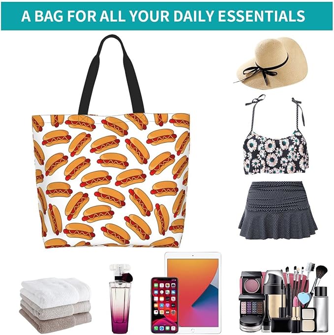 Sunflower Tote Bag For Women, Waterproof Shoulder Bags Big Reusable Grocery Handbag For Shopping Picnic Work Beach