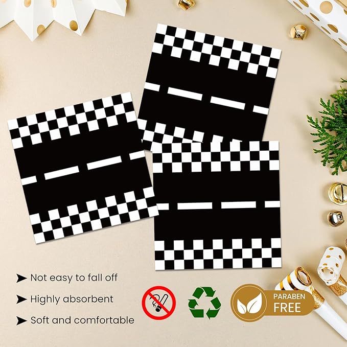 40 Pcs Race Car Plates and Napkins Party Supplies, Race Car Birthday Party Decorations Tableware Set Disposable Paper Plates and Napkins For Kids Boys Birthday Baby Shower Serves 20