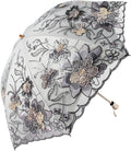Honeystore Flower Lace Parasols for Wedding Party Lace Bridal Umbrella