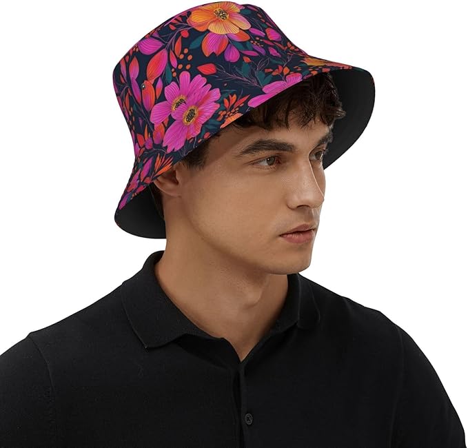 Bucket Hats Fashion Sun Cap Packable Outdoor Fisherman Hat for Women and Men Travel