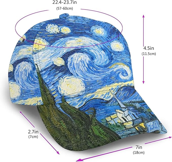 Floral Baseball Cap for Women Fashionable Adjustable Dad Hat Low Profile Running Hat for Summer Sporting Working Hiking