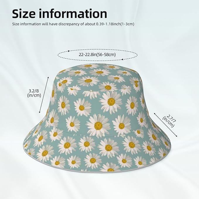 Hat Reversible Fisherman Hats Double Sided Wearing for Women Men Boys Girls