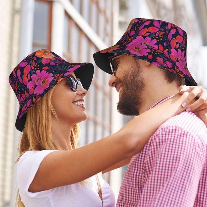 Bucket Hats Fashion Sun Cap Packable Outdoor Fisherman Hat for Women and Men Travel