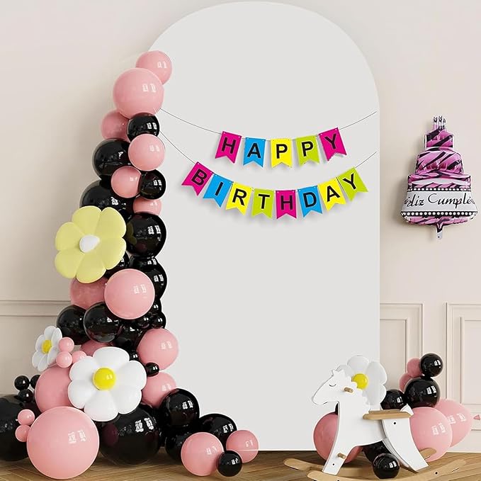 7.2FT Wedding Arch Cover Spandex Fitted Wedding Arch Stand Covers Round Top Chiara Arch Backdrop Cover for Birthday Party Ceremony Banquet Decoration White（Only Cover）