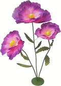 Giant Flowers for Decoration, 5.3 ft Large EVA Artificial Flower Arrangements for Wedding Reception Birthday Christmas Party Banquet Backdrop Decor Shop Window Display Photography Props, Purple