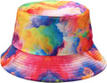 Mashiaoyi Unisex Print Double-Side-Wear Reversible Bucket Hat