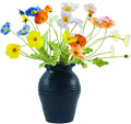 Artificial Poppy Flowers,8 Pcs Fake Silk Flowers for Home Decor,Wedding,Party Decoration, and Table Centerpiece Arrangement,Bendable Stems （Mixed Colors）