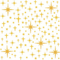 AOWDIAO Glitter Gold Star Peel and Stick Wall Decals - 120 Pcs, Assorted Shapes & Sizes for Room Decor