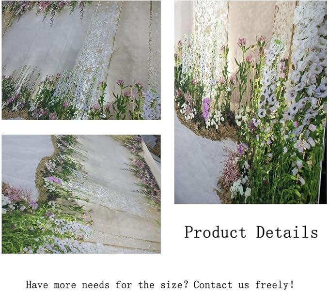 AOFOTO 8x6ft Wedding Backdrop Romance Archway Bridal Shower Flowers Wall Curtain Cradle Ceremony Banner Background for Photography Vinyl Anniversary Birthday Party Decoration Photoshoot Studio Props