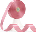 60 Yards Rose Gold Satin Ribbon 7/8 Inch, Solid Polyester Fabric Ribbon for Gift Wrapping, Crafts, Flower Bouquet, Wedding, Baby Shower, Festival, Christmas, Halloween