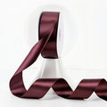 MEEDEE Burgundy Satin Ribbon - 1-1/2 inch Wide, Double Faced, 50 Yards for Christmas Tree, Crafts, Weddings, Flower Bouquets
