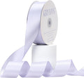 Lilac Mist Satin Ribbon, Double Faced 1 Inch X 50 Yards Lilac Mist Ribbon, Premium Satin Ribbon for Gift Wrapping, Crafts, Hair Bow Making, Sewing, Flower Bouquet, Wedding Party Decor