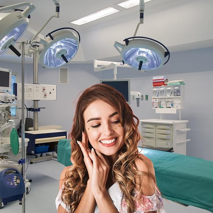 Hospital Backdrop Modern Operating Room Backdrop Doctor Surgery Anesthesia Bed Sickbed Medical Equipment Photo Background for Doctor Nurse Operating Room Background Portrait Studio Props 15x10ft