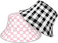 Bucket Hat Double-Side-Wear Reversible Sun Hat Beach Travel Hiking for Women Men