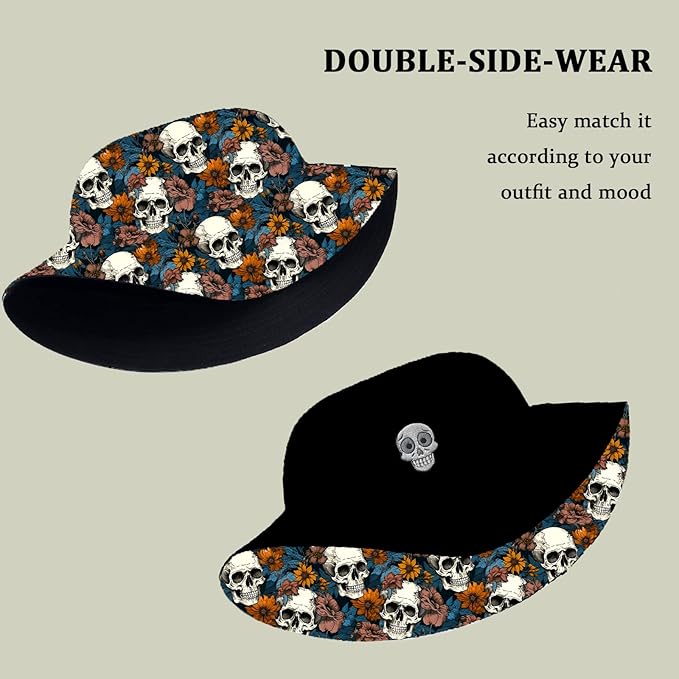 Bucket Hat Unisex for Men Women Funny Fashion Fishing Hat Cute Fisherman Cap