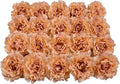 20pcs 5" Artificial Flower Peonies, Silk Peonies with 6" Stems, Flowers Suitable for Wedding Bouquets, Home Party Decoration (Caramel Colour)