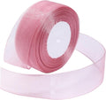 Rose Gold Ribbon for Gift Wrapping 1-1/2 inch Sheer Organza Ribbon for Flower Bouquet Tulle Chiffon Ribbons for Wedding Invitations Christmas Decorations Crafts 50 Yards