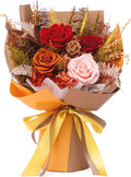 Flowers for Delivery Preserved Flower Fresh Bouquet Forever Fall Flowers Birthday Gifts for Women Mom Anniversary Real Rose Gifts for Grandma Sister Wife from Daughter Fall Home Wedding Decor