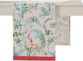 Maison d' Hermine Table Runner 100% Cotton Double Layer Table Runners 108 inches Long for Thanksgiving Christmas Decorations Home Kitchen Dining Party Wedding (Holly Time, 14.5" x 108")