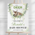 Personalized Baby Shower Welcome Sign For Outdoor, Custom Forest Animal Baby Shower Yard Sign Decorations