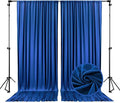 10 x 10 Feet Royal Blue Backdrop Curtain for Partie, Background Curtains for Photoshoot, Birthday, Wedding, Halloween, Thanksgiving, Christmas, New Year Party Decorations 5Ft x 10Ft, 2 Panels