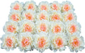 20pcs 5" Artificial Flower Peonies, Silk Peonies with 6" Stems, Flowers Suitable for Wedding Bouquets, Home Party Decoration (Champagne)