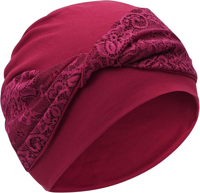 XYIYI Knot Chemo Headwear for Womens Cancer Patients, Stretchy Chemotherapy Headwraps Beanie Hats