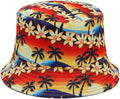 Quanhaigou Bucket Hat for Men Women,Packable Reversible Printed Sun Hats,Fisherman Outdoor Summer Travel Hiking Beach Caps