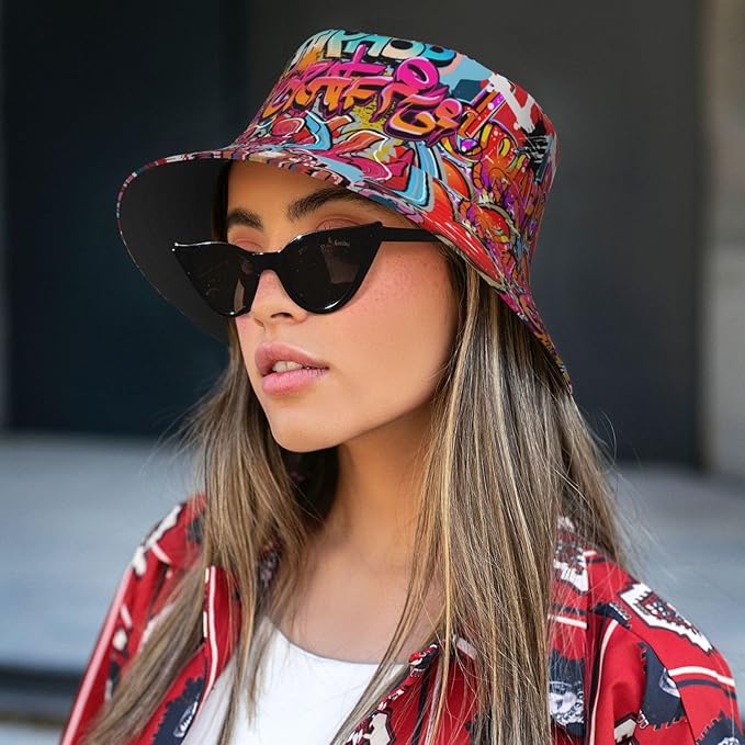 Small Daisy Green Chrysanthemum Flower Bucket Hats Fashion Sun Cap Packable Outdoor Fisherman Hat for Women and Men