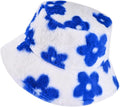 Winter Soft Faux Fur Plush Bucket Hat, Lovely Fisherman Cap, Fashion Outdoor Thick Warm Sun Cap for Women