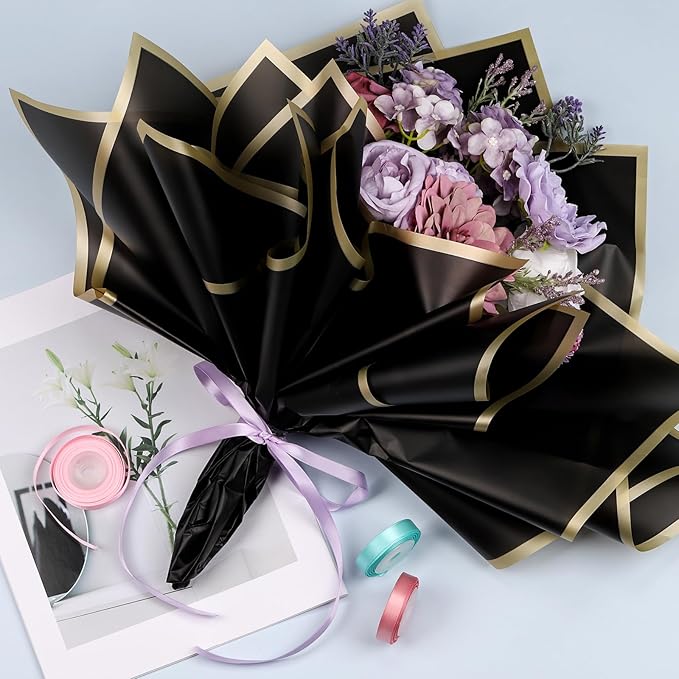 20 Colors Ribbon for Gift Wrapping, Flower Bouquet and Crafts - Versatile Wrapping Ribbon for All Occasions