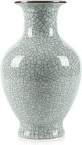 Chinese Ceramic Art Handmade Antique ice Crack Glaze vases Big China Porcelain Flower Bottle Vase